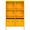 vidaXL Highboard Senfgelb 68x39x103,5 cm Stahl