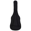 vidaXL Gitarrentasche für 4/4 (39") Klassikgitarre Schwarz 100x37 cm Stoff
