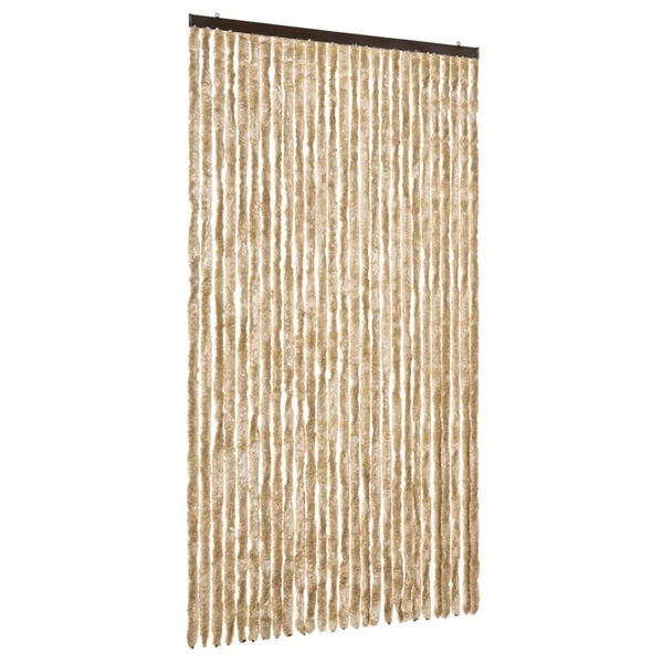vidaXL Insektenschutz-Vorhang Beige 118x220 cm Chenille