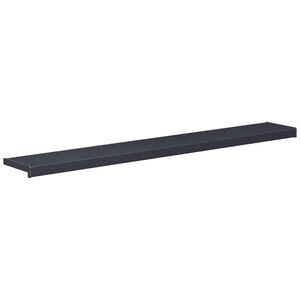 vidaXL Fensterbank Anthrazit mit Holzmaserung 160 x 25 x 4,5 cm PVC