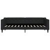 vidaXL Tagesbett Ausziehbar Schwarz 80x200 cm Stoff