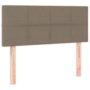 vidaXL Kopfteil Taupe 90x5x78/88 cm Stoff