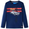 Kinder-Langarmshirt Marineblau 116