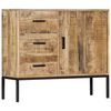vidaXL Sideboard 88x30x71 cm Massivholz Mango