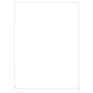 vidaXL Hochzeitsbogen Wei&szlig; 150 x 49,5 x 200 cm Stahl