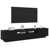 vidaXL TV-Schrankset 2 pcs Schwarz 200 x 35 x 40 cm Holzwerkstoff