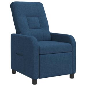 vidaXL Liegesessel Blau Stoff