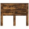 vidaXL Kopfteil mit Kopfteil Ger&auml;ucherte Eiche 120 cm Holzwerkstoff