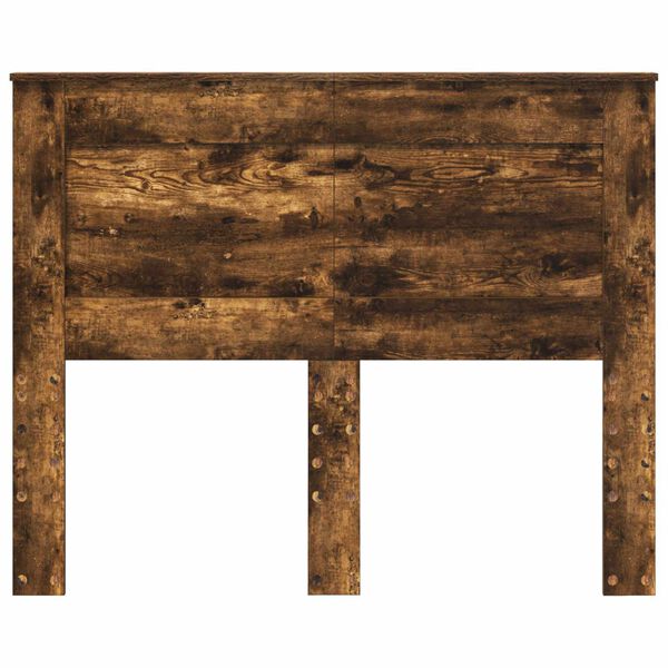 vidaXL Kopfteil mit Kopfteil Ger&auml;ucherte Eiche 120 cm Holzwerkstoff