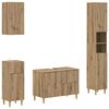 vidaXL 4-teiliges Badezimmer-Schrank-Set ARNHEM Artisan-Eiche