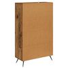 vidaXL Highboard Altholz 69,5 x 31 x 115 cm Engineered Wood und Glas