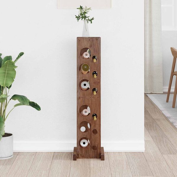 vidaXL Regal Braun 20 x 25 x 100 cm Massives Mahagoni Holz