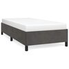 vidaXL Bettgestell ohne Matratze Dunkelgrau 90x190 cm Samt
