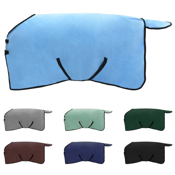 vidaXL Pferdedecke Volles Aqua Polyester