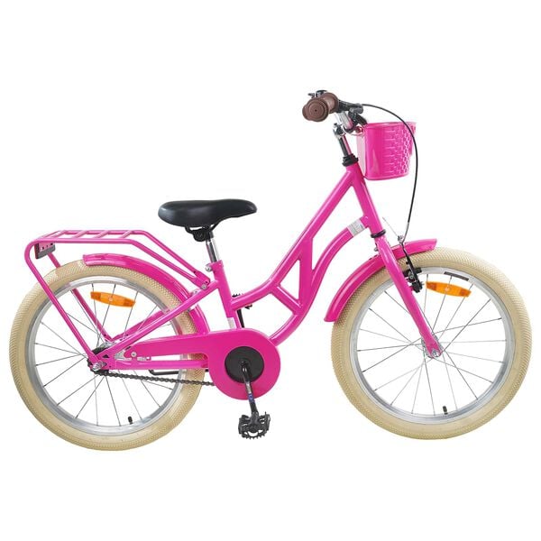 vidaXL Kinderfahrrad 20 Zoll f&uuml;r 6-11 Jahre alt Dunkelrosa