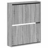 vidaXL Wandmontierter Schuhschrank ARNHEM 71 x 17 x 86 cm Sonoma-Grau