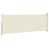 vidaXL Ausziehbare Seitenmarkise 160x500 cm Creme