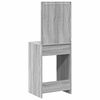 vidaXL Schminktisch Graues Sonoma 50 x 41 x 135 cm Holzwerkstoff