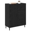 vidaXL Sideboard mit Schubladen Schwarz Eichen-Optik 69,5 x 34 x 90 cm