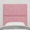 vidaXL Kopfteil mit Kopfteil Rosa 80 cm Samt