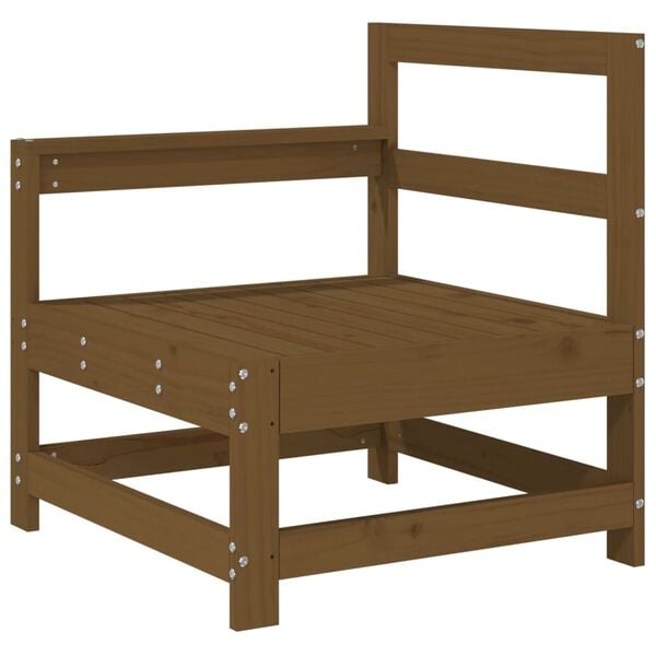 vidaXL 3-tlg. Garten-Lounge-Set Honigbraun Massivholz Kiefer