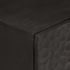 vidaXL Beistellschrank Schwarz 60x33x75 cm Massivholz Mango