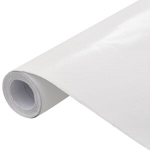 vidaXL Autofolien 2 Stk. 4D Wei&szlig; 100x150 cm+50x150 cm