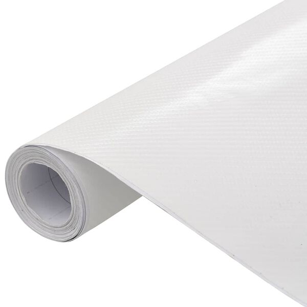 vidaXL Autofolien 2 Stk. 4D Wei&szlig; 100x150 cm+50x150 cm