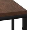 vidaXL Nachttisch Braune Eiche 41,5 x 26 x 60,5 cm Holzwerkstoff