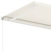 vidaXL Standmarkise Manuell Einziehbar 600x350 cm Creme