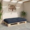 vidaXL Pallet Sofa Kissen Anthrazit 120 x 80 x 12 cm Stoff