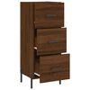 vidaXL Sideboard Braun Eichen-Optik 34,5x34x90 cm Holzwerkstoff