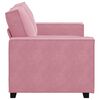 vidaXL 2-Sitzer-Sofa Rosa 120 cm Samt