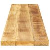 vidaXL Tischplatte 160x40x3,8 cm Rechteckig Raues Massivholz Mango