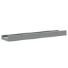 vidaXL Bilderleisten 2 Stk. Grau 40x9x3 cm MDF