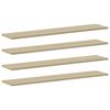 vidaXL B&uuml;cherregal-Bretter 8 Stk. Sonoma-Eiche 100x20x1,5 cm