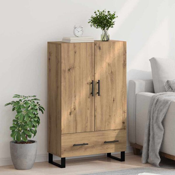 vidaXL Highboard Artisan-Eiche 69,5 x 30 x 115 cm Holzwerkstoff