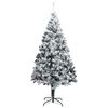 vidaXL K&uuml;nstlicher vorbeleuchteter Weihnachtsbaum Gr&uuml;n 400 cm PVC