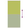 vidaXL Verdunkelungsrollo Gr&uuml;n 110x210cm Stoffbreite 105,7cm Polyester