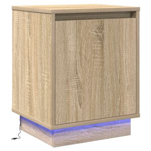 vidaXL Nachttisch Sonoma-Eiche 39 x 34,5 x 50 cm Holzwerkstoff