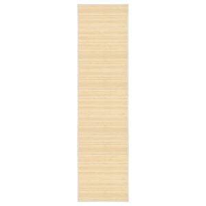 vidaXL Teppich Bambus 80x300 cm Natur