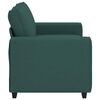 vidaXL 2-Sitzer-Sofa Dunkelgr&uuml;n 160x77x82 cm Stoff