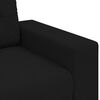 vidaXL Zweisitzer-Sofa Schwarz 180x77x82 cm Stoff