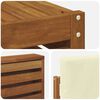vidaXL Sofagarnituren 6 pcs Natur und Creme Massivholz Akazie