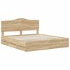 vidaXL Bettrahmen Sonoma-Eiche 180 x 200 cm Ingenieurs Holz