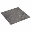 vidaXL Selbstklebende Bodenplanken Schwarz 30,5 x 30,5 cm 20 Stk. PVC