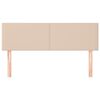 vidaXL Kopfteile Cappuccino-Braun 144x5x78/88 cm Kunstleder
