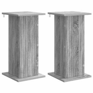 vidaXL Pflanzenst&auml;nder 2 pcs Graues Sonoma 30,5 x 30 x 60,5 cm