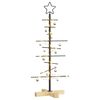 vidaXL Metall Weihnachtsbaum Schwarz 90 cm Pulverbeschichteter Stahl