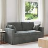vidaXL Sofa Dunkelgrau Gesamtabmessungen: 158 x 78 x 80 cm (B x T x H)